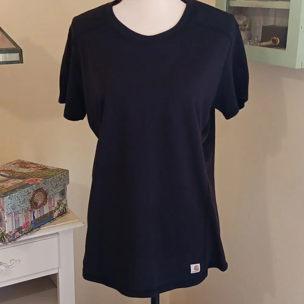Carhartt Force Black T-Shirt. Athleisure. Athletic. Outdoor